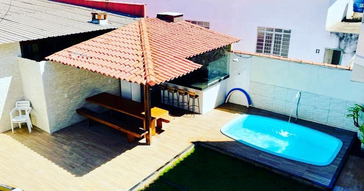 Vila Casa Temporada Com Piscina Vila Velha  Exteriér fotografie